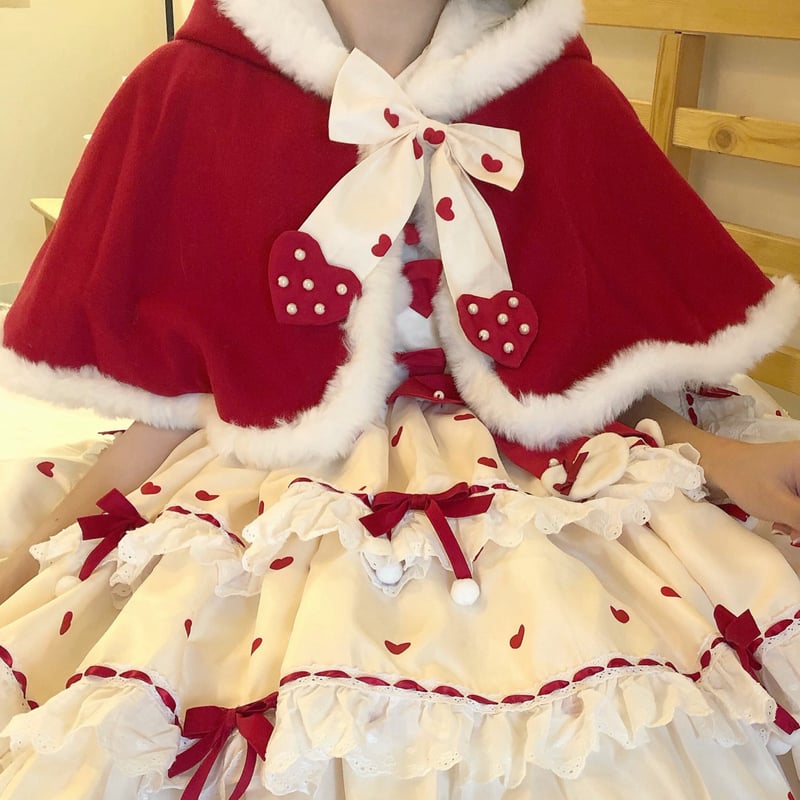 Holiday Heartジャンパースカート&ケープset/select | tulle Holiday Heartジャンパースカート&ケープset/select | tulle