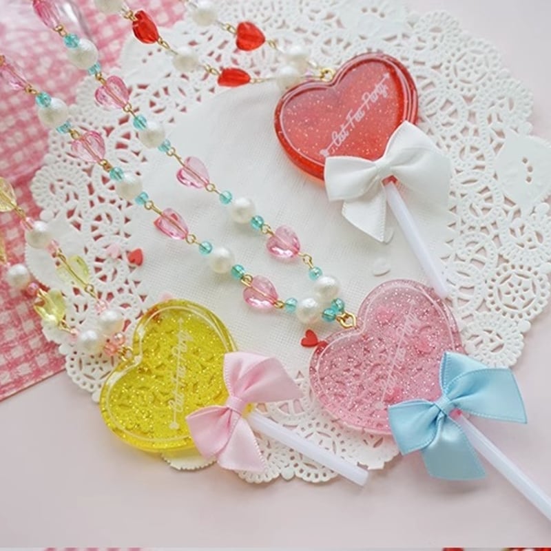Heart Lolipopネックレス 7色／Select | tulle オンラインストア