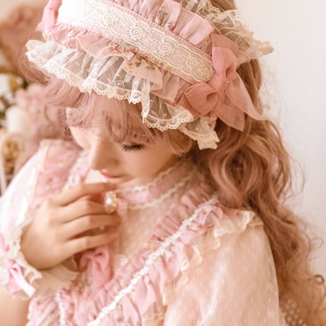 Day Dreamブリム付きヘッドドレス アイボリー Day Dreamブリム付きヘッドドレス アイボリー Day Dreamブリム