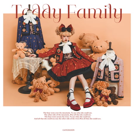 Trad Teddy Bearスカート（RD）／Select