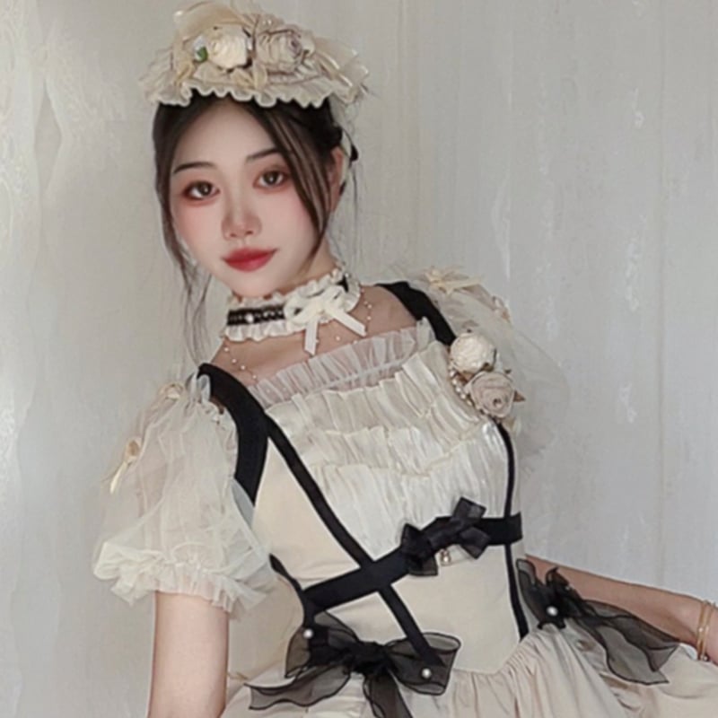 パフ袖シースルートップス 5色 | tulle オンラインストア パフ袖シースルートップス 5色 | tulle オンラインストア
