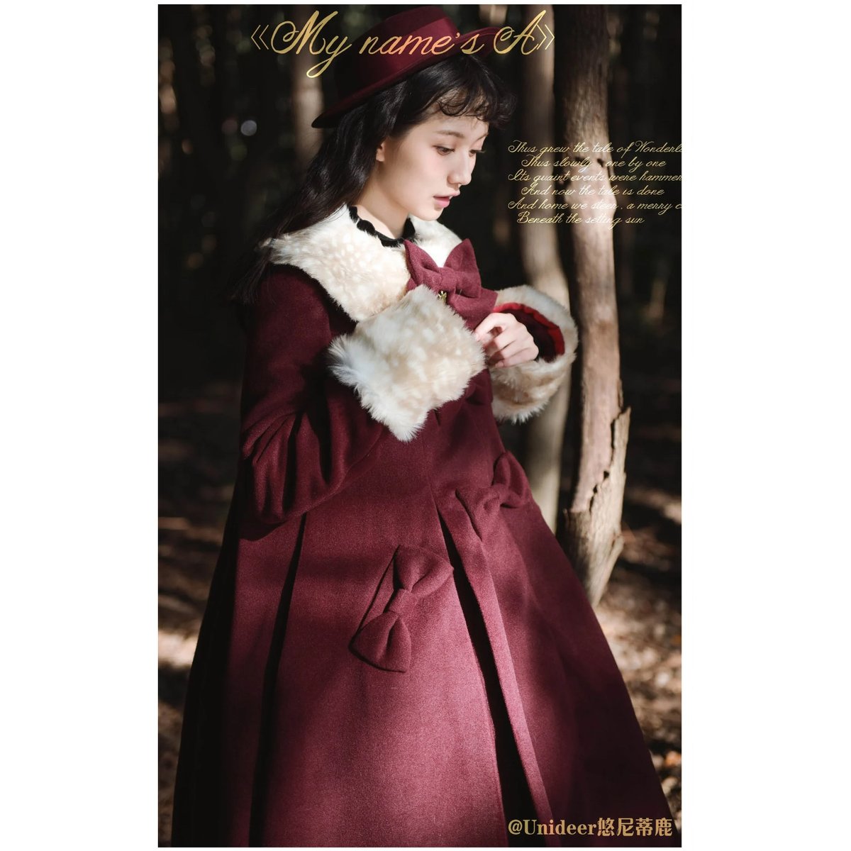 ♠【グワナー】✨美品　モッズコート　ボンディング　ファー付　別珍　ボルドー　XL ♤【グワナー】✨美品 モッズコート ボンディング ファー付 別珍