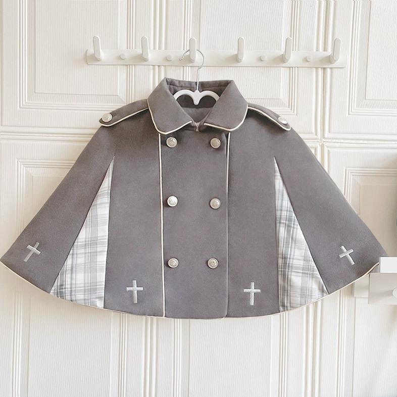 Little Detectiveケープ グレー | tulle オンラインストア