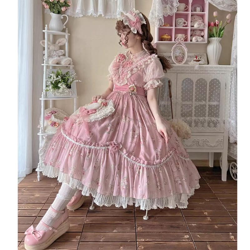 Daydream Roseワンピースset ピンク／Select | tulle オンラインストア