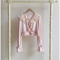 Summer Lace サマーカーディガン ピンク