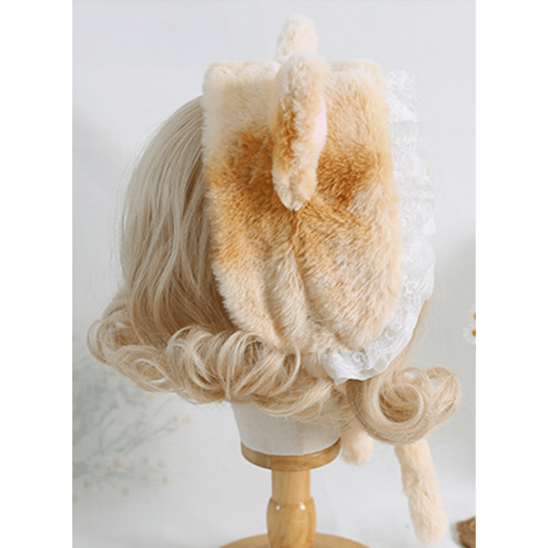 Fluffy Puff Bunny ヘッドドレス　白 Fluffy Kittenヘッドドレス 5色 | tulle オンラインストア