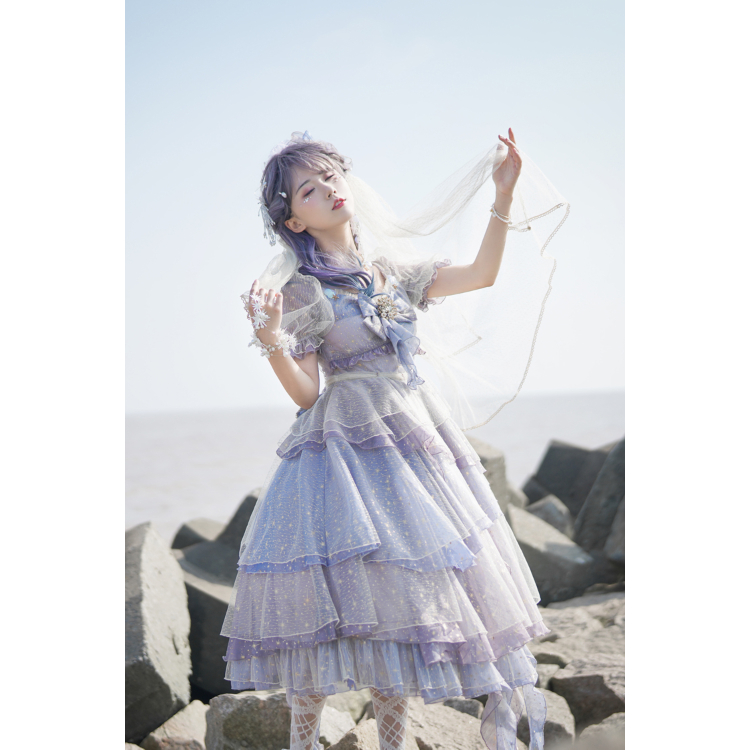 ❤️新品タグ付❤️さらさら上質gentilラベンダードレープラテンワンピースドレスM ❤️新品タグ付❤️gentilラベンダードレープラテンワンピース