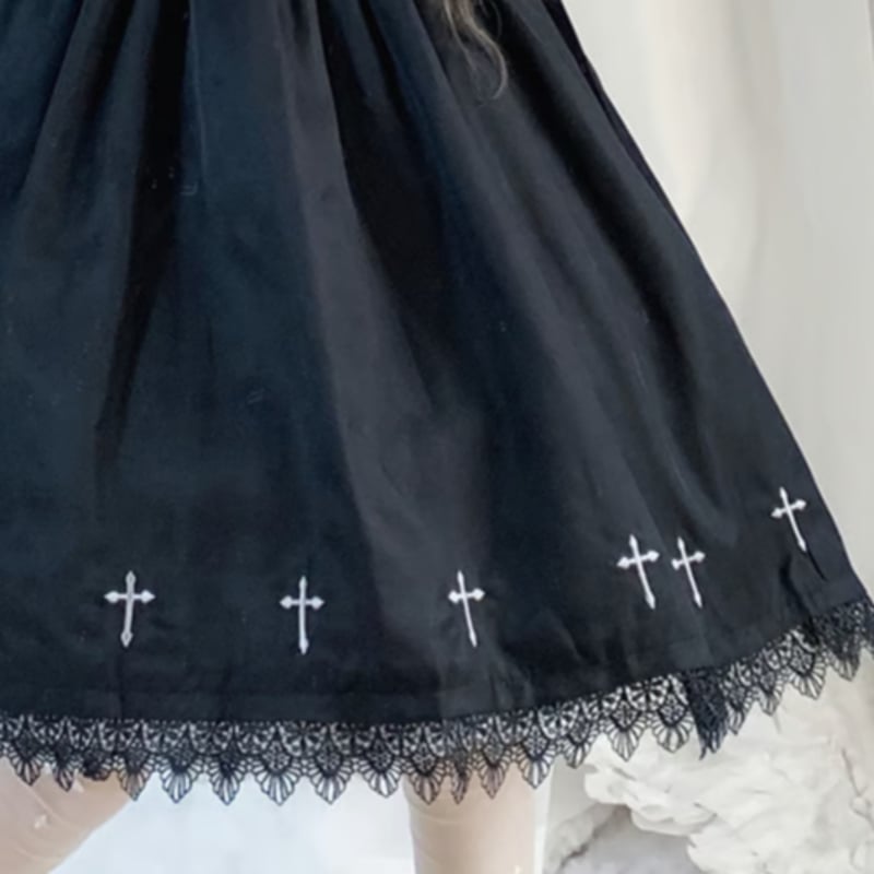 Nameless Poemつけ襟付きワンピース | tulle オンラインストア