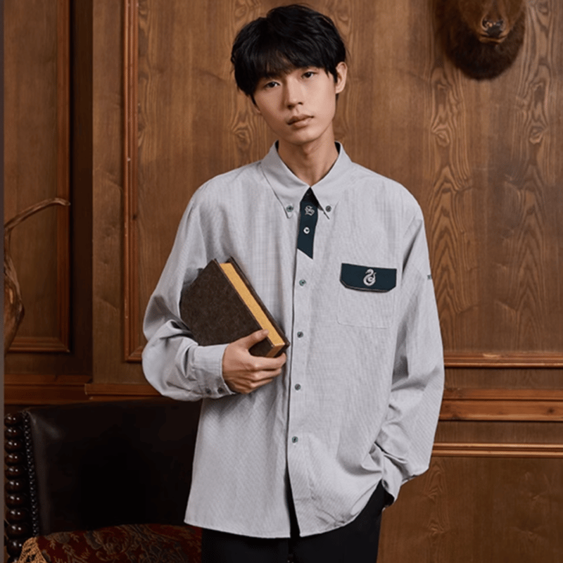 ハリーポッター KYOUKO ハイネックケープシャツ スリザリン ハリーポッター KYOUKO ローブ風ケープマント スリザリン 衣装