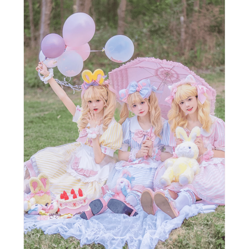 Stripe Waitressワンピース（PK）／Select | tulle オンラインストア