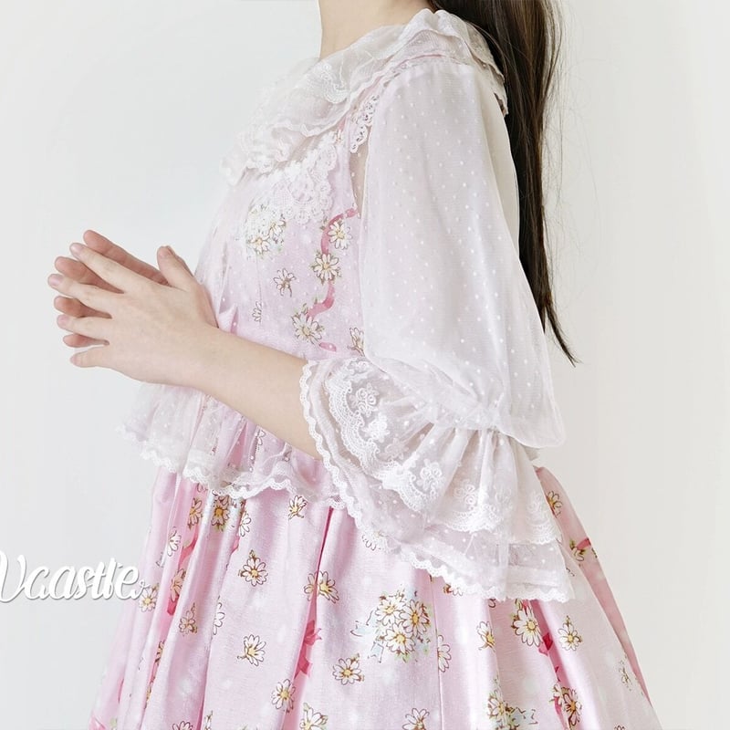 Dot Tulleボレロ ピンク／select | tulle オンラインストア