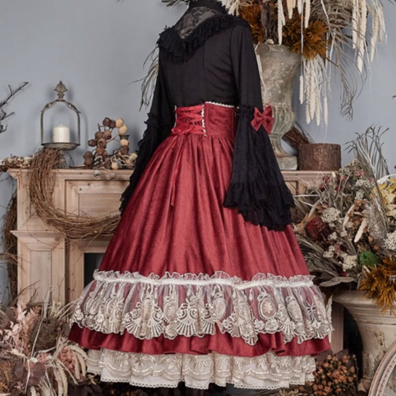 Elegant Salon Tea Party スカート ワイン／Select | tulle