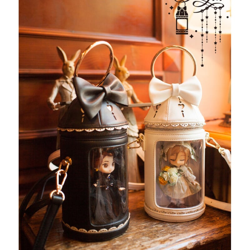 ランタン バケツショルダーバッグ 10cm ob11ドール 着せ替え人形収納袋 ランタン型Window bag 2色／select | tulle オンラインストア