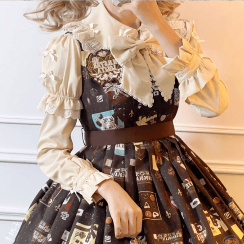 Petite Ribbon付け袖ブラウス アイボリー／select | tulle オンライン 