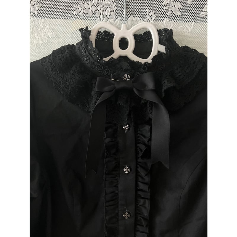 薔薇人形ブラウス ブラック／select | tulle オンラインストア