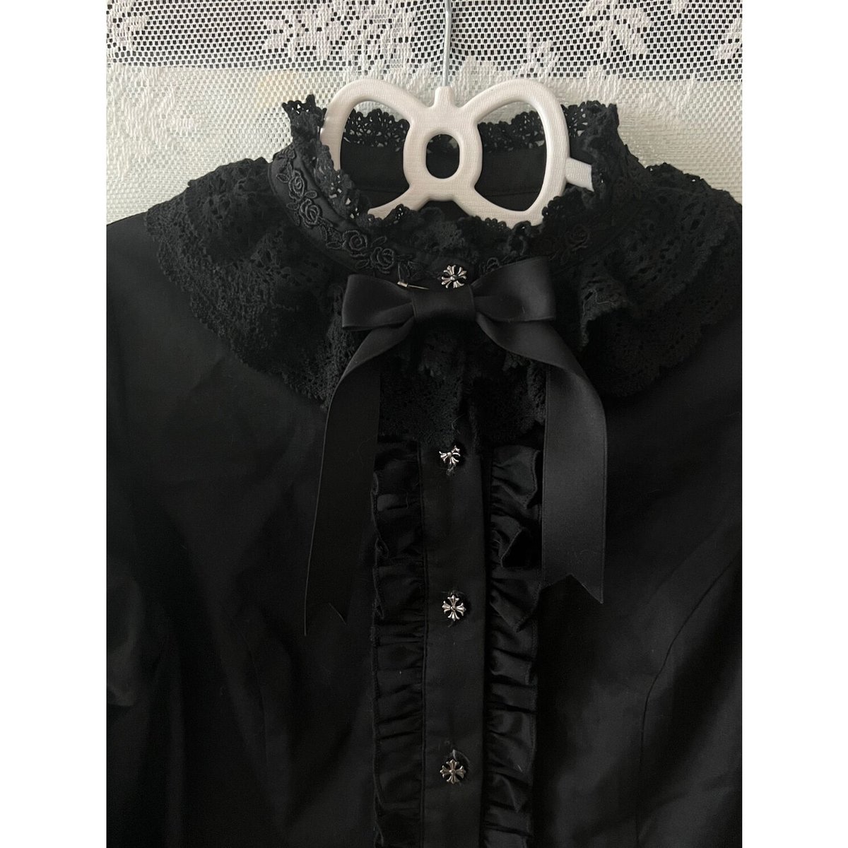 薔薇人形ブラウス ブラック／select | tulle オンラインストア