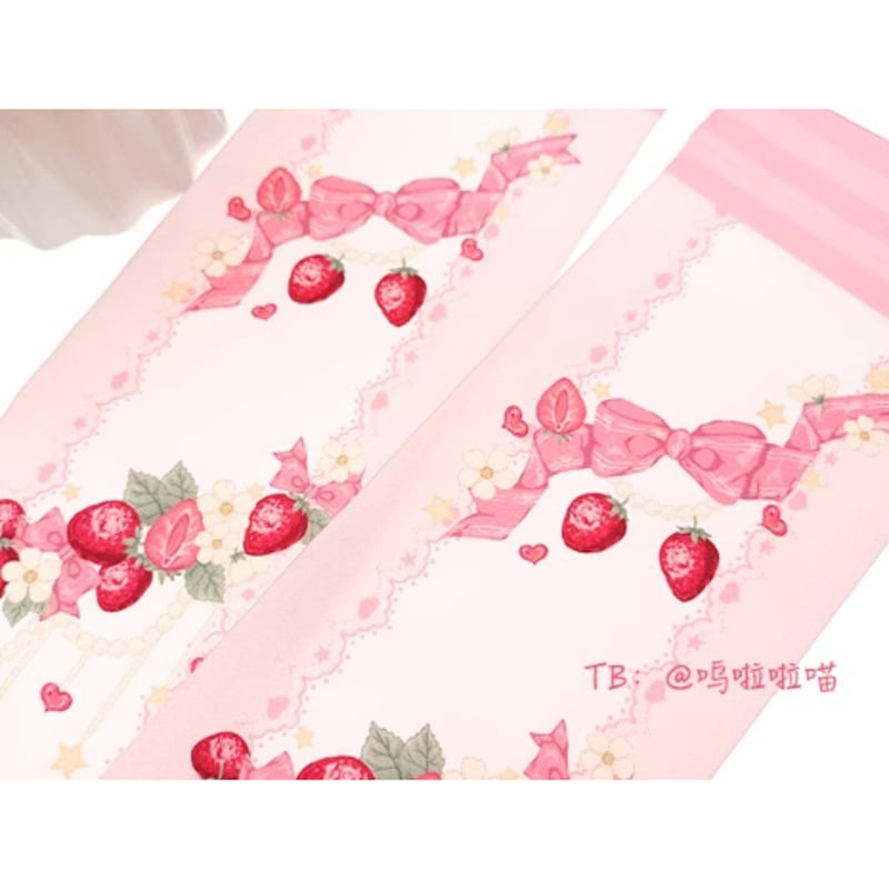 ストロベリーガーランド ニーハイソックス | tulle オンラインストア ストロベリーガーランド ニーハイソックス | tulle オンラインストア