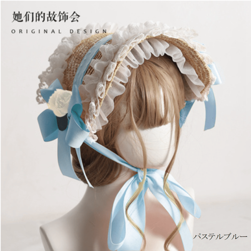 ストローボンネット パステルカラー5色／select | tulle オンラインストア