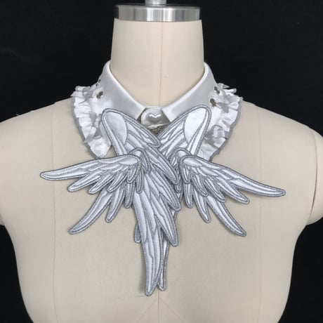 Metallic Angel　ウィング付レースアップシャツカラー3色