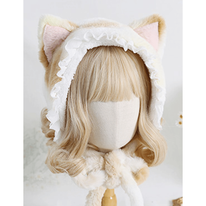 Fluffy Puff Bunny ヘッドドレス 白 【公式通販】