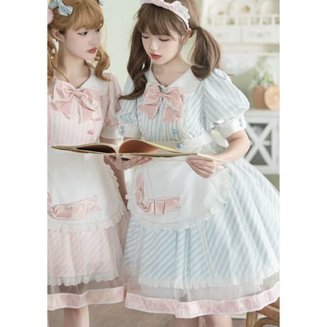 Stripe Waitressワンピース（SX）／Select