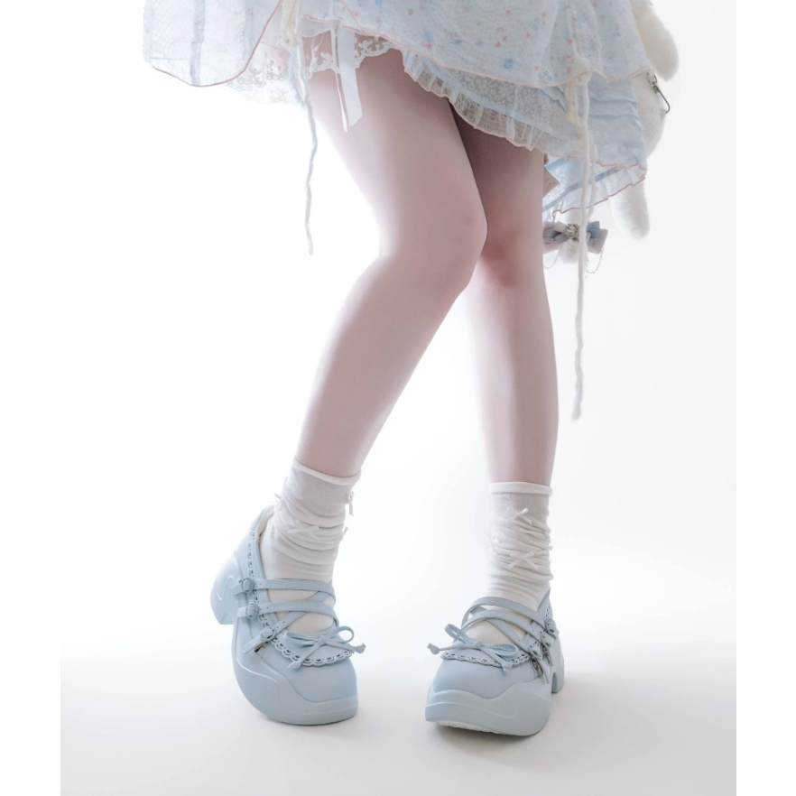 ストラップスニーカー サックス | tulle オンラインストア