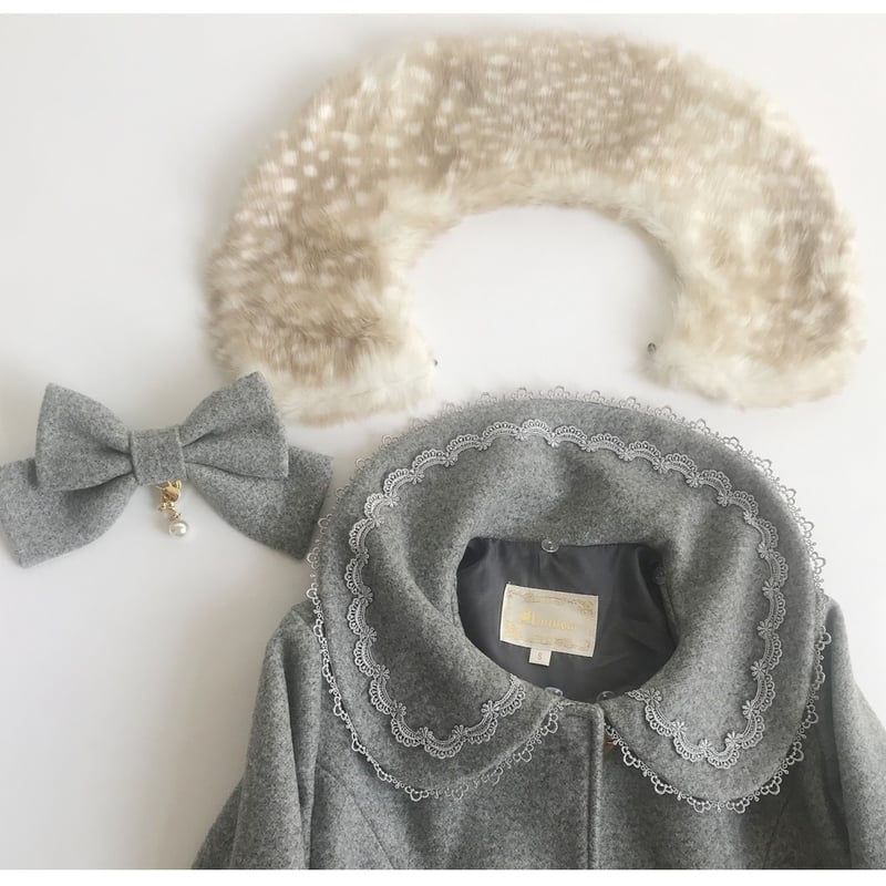 バンビファーロングコート ボルドー／select | tulle オンラインストア