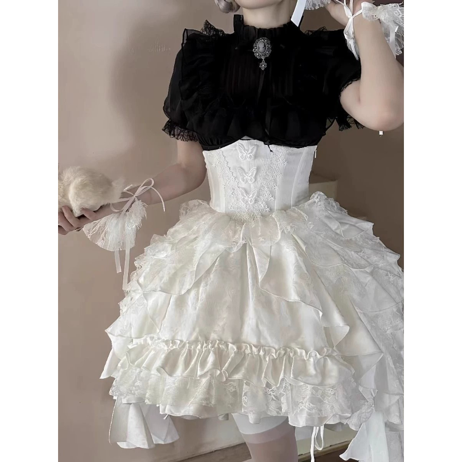 Raven Waltz フィッシュテールスカート ホワイト | tulle オンラインストア