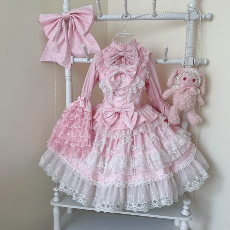 Tea Party Princessジャンパースカート ピンク | tulle オンラインストア