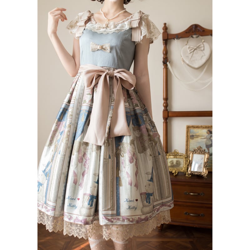 Rabbit＆Angel エンジェルスリーブジャンパースカート ミント | tulle