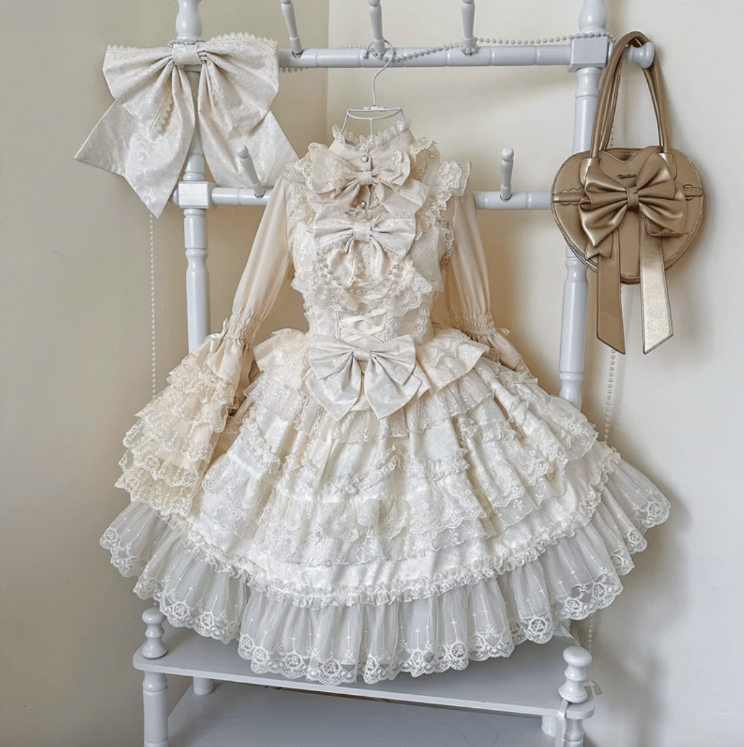 Tea Party Princessジャンパースカート 生成り | tulle オンラインストア