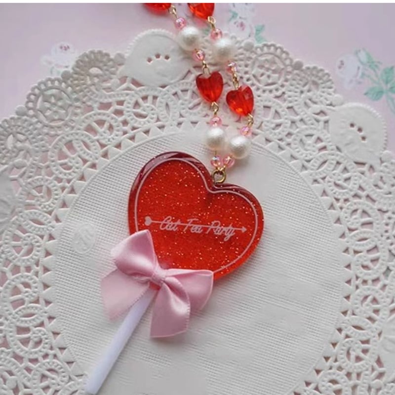 Heart Lolipopネックレス 7色／Select | tulle オンラインストア