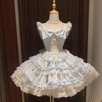 CloudSweetheart ジャンパースカートset サックス