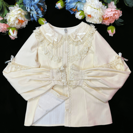 Laceful Dollブラウス(裏起毛ver.) 3色