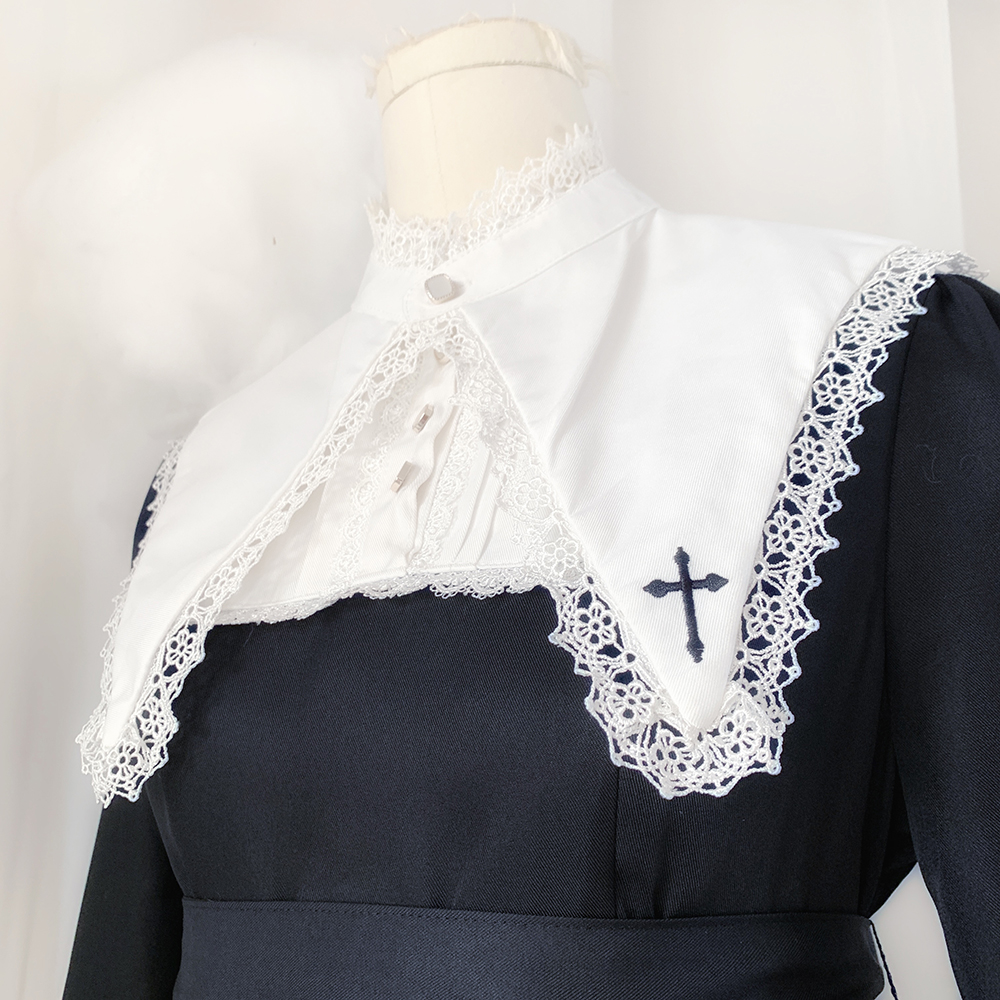 Nameless Poemつけ襟付きワンピース | tulle オンラインストア