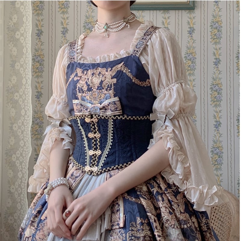 Night crossコルセット ネイビー／select | tulle オンラインストア