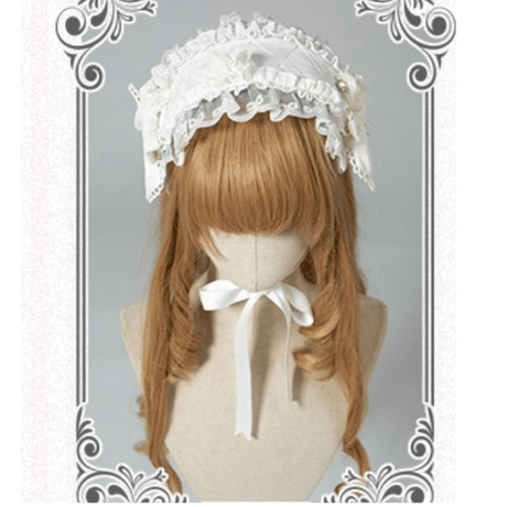 Millefile Lacyヘッドドレス＆ワンピースset　ホワイト／select