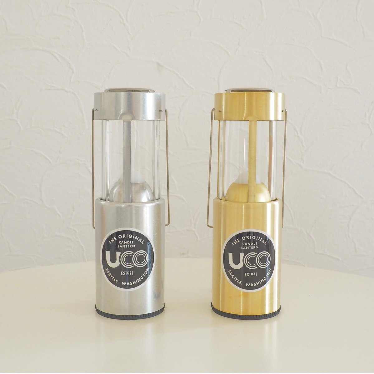 UCO キャンドルランタン ブラス（真鍮）＋ケース、キャンドル他セット　ユーコ UCO｜キャンドルランタン ブラス ユーコ | ourthing（アワー
