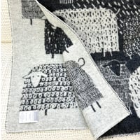 LAPUAN KANKURIT / PAKAPAAT ウールブランケット 90×130cm　ブラック