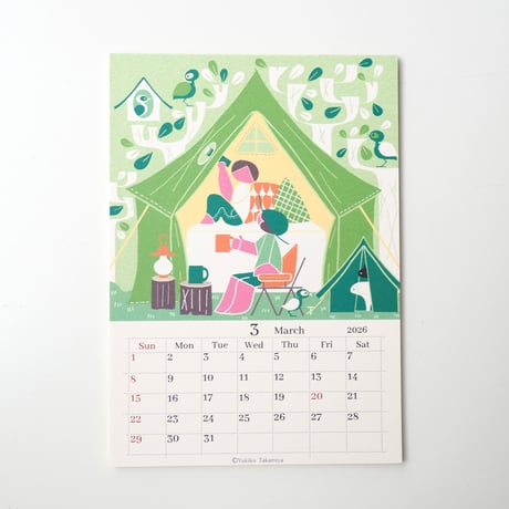タカミヤユキコ 2026 CALENDAR