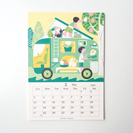 タカミヤユキコ 2026 CALENDAR