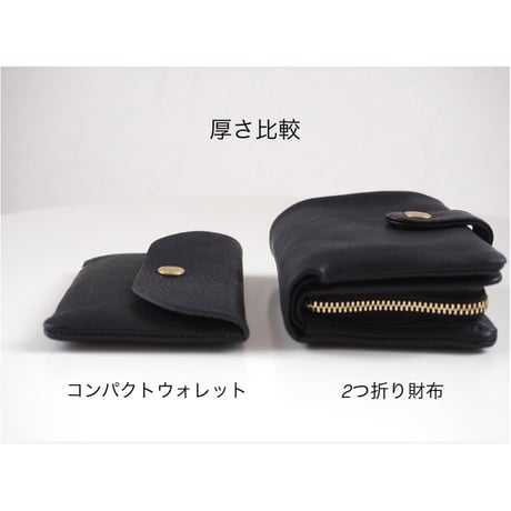CINQ レザー コンパクトウォレット