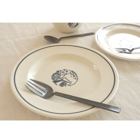 JOHN JULIAN ×鹿児島睦 「NOIR」SIDE PLATE 21cm