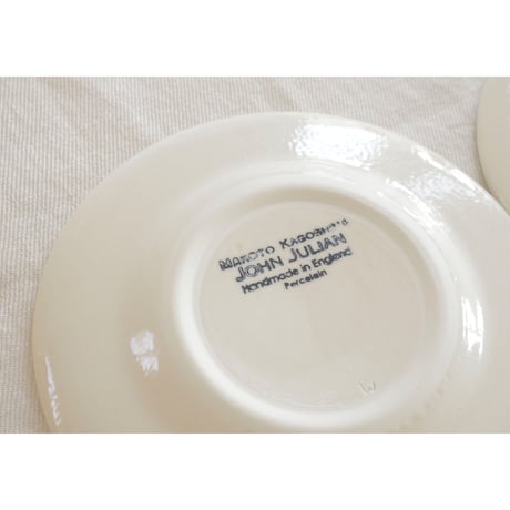 JOHN JULIAN ×鹿児島睦 「NOIR」SIDE PLATE 16cm
