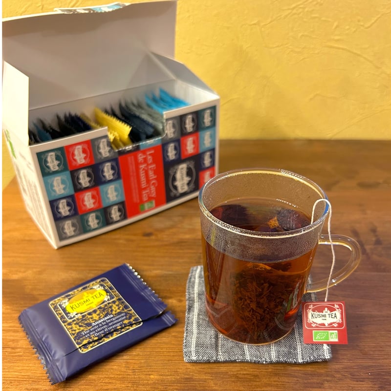 KUSMI TEA ミニ缶トートバッグセット x2 KUSMI TEA ミニ缶トートバッグセット x2 エッセンシャルギフトセット L