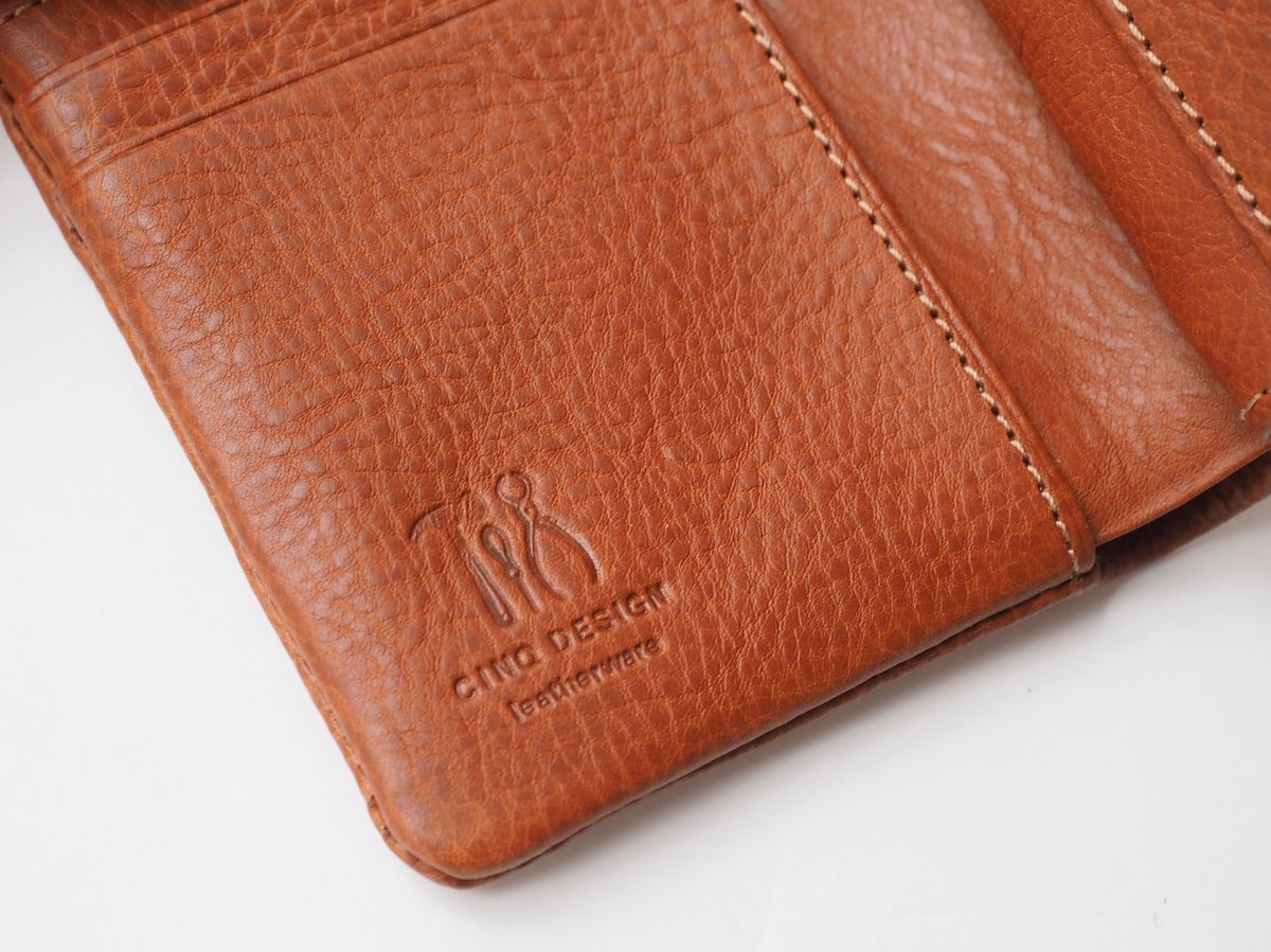 CINQ ２つ折り財布　ブラウン 廃盤】CINQ/2つ折り財布（ダークブラウン） - BOWKNOT