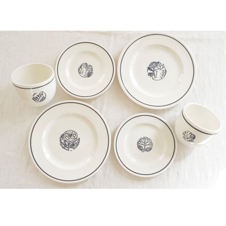 JOHN JULIAN ×鹿児島睦 「NOIR」SIDE PLATE 21cm