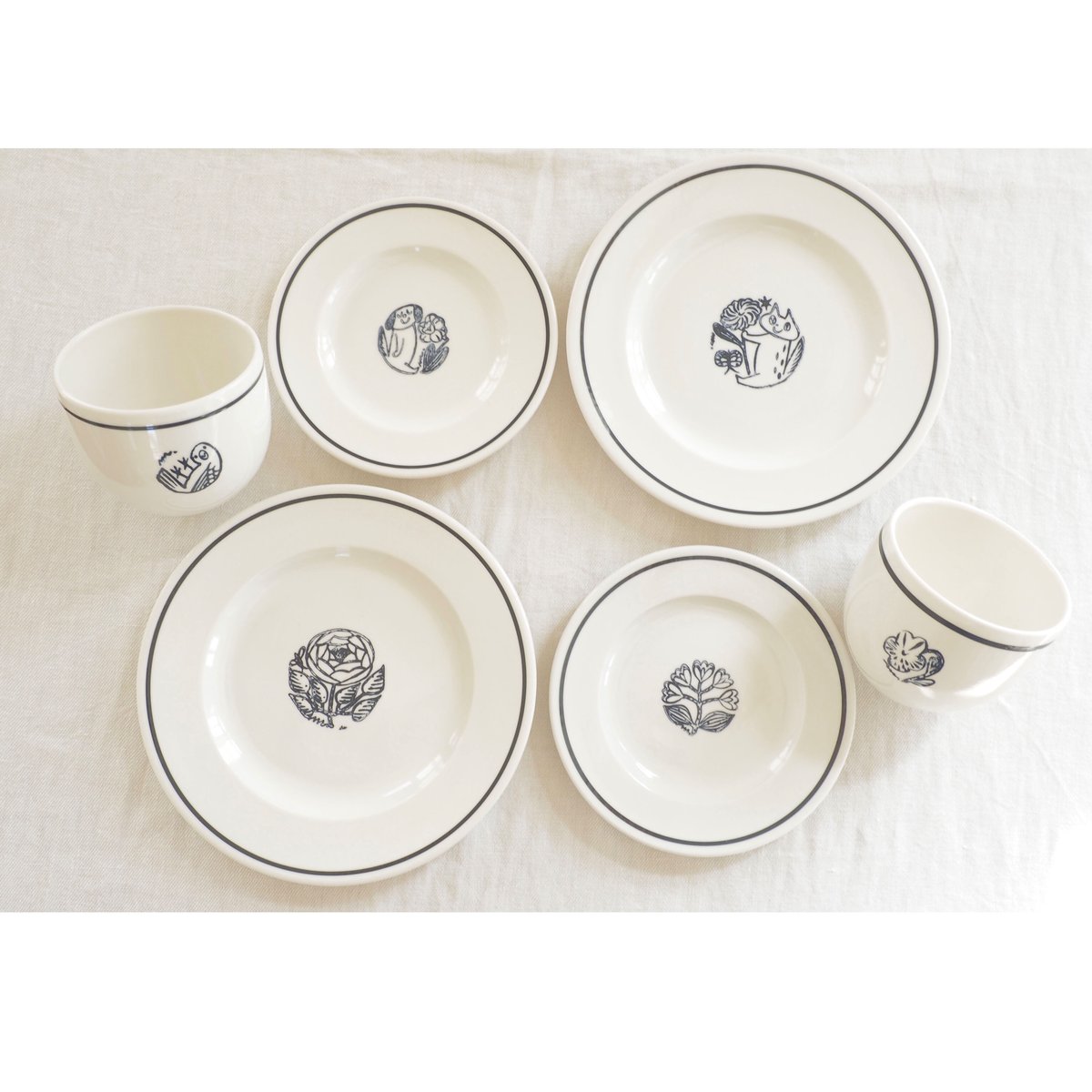 JOHN JULIAN ×鹿児島睦 「NOIR」SIDE PLATE 21cm | Room