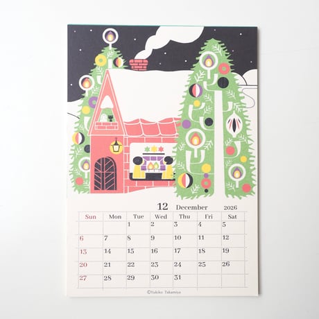 タカミヤユキコ 2026 CALENDAR