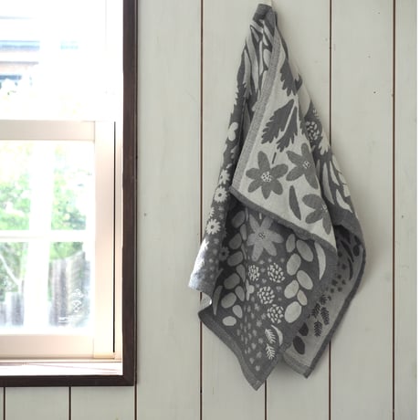 LAPUAN KANKURIT / EUKALYPTUS コットンリネンタオル 48×70cm